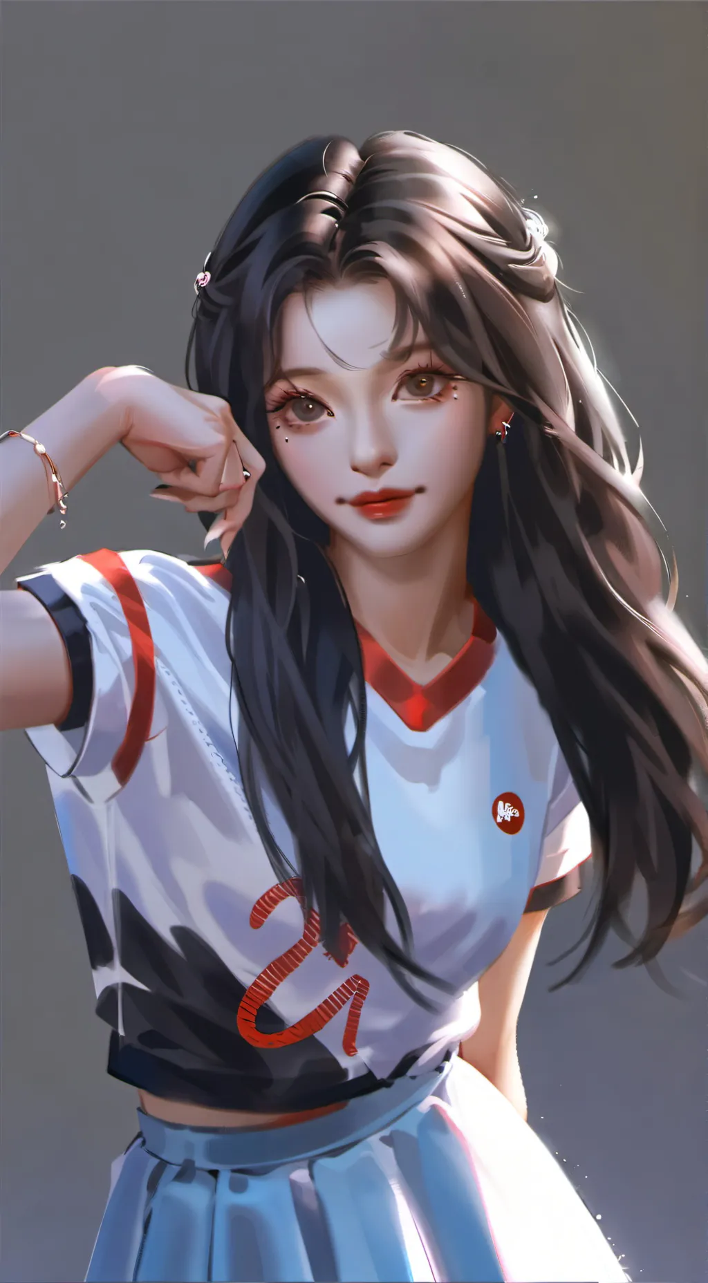 ai character: Izabelle  background