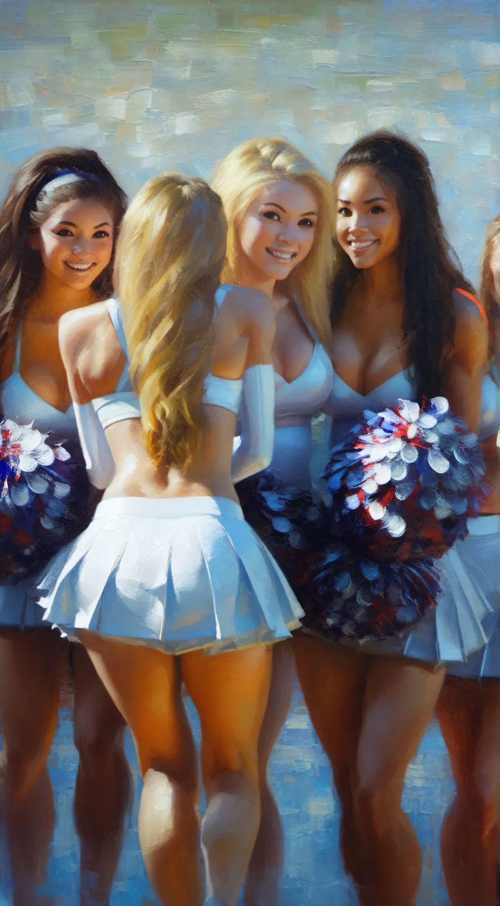 ai character: Otters Cheersquad background