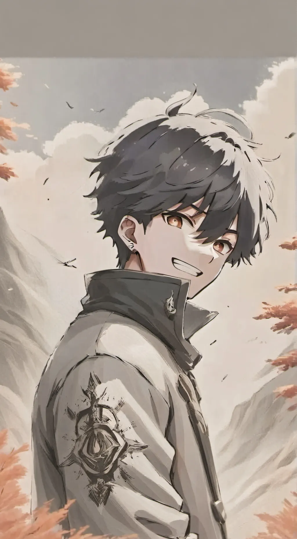 ai character: ☢︎︎✯𝙇𝙤𝙤𝙠✯☢︎︎ background