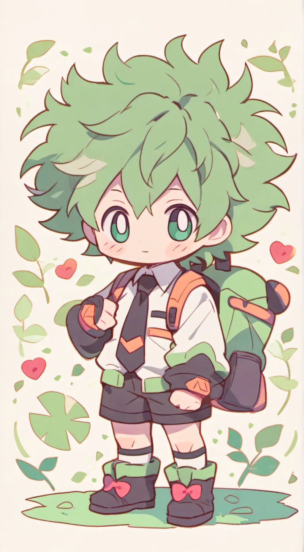 ai character: Bakudeku  background