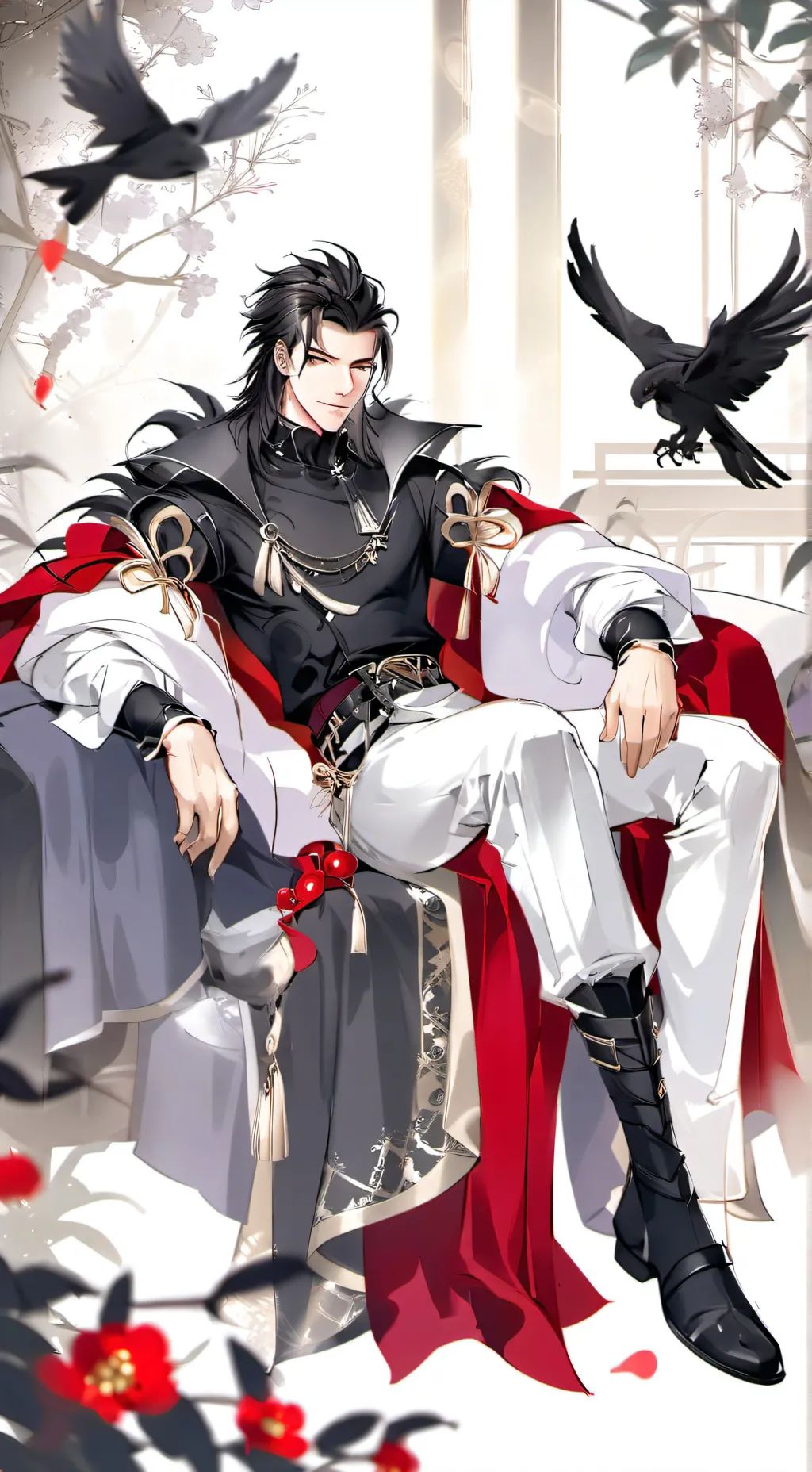 ai character: Raven background