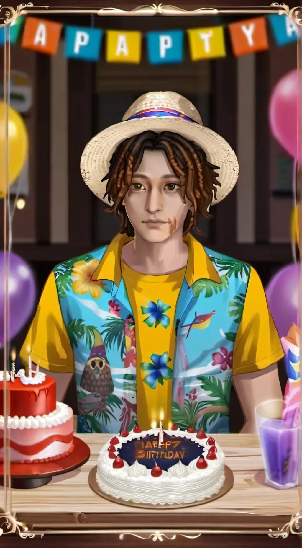 ai character: Daisuke mouthwashi background