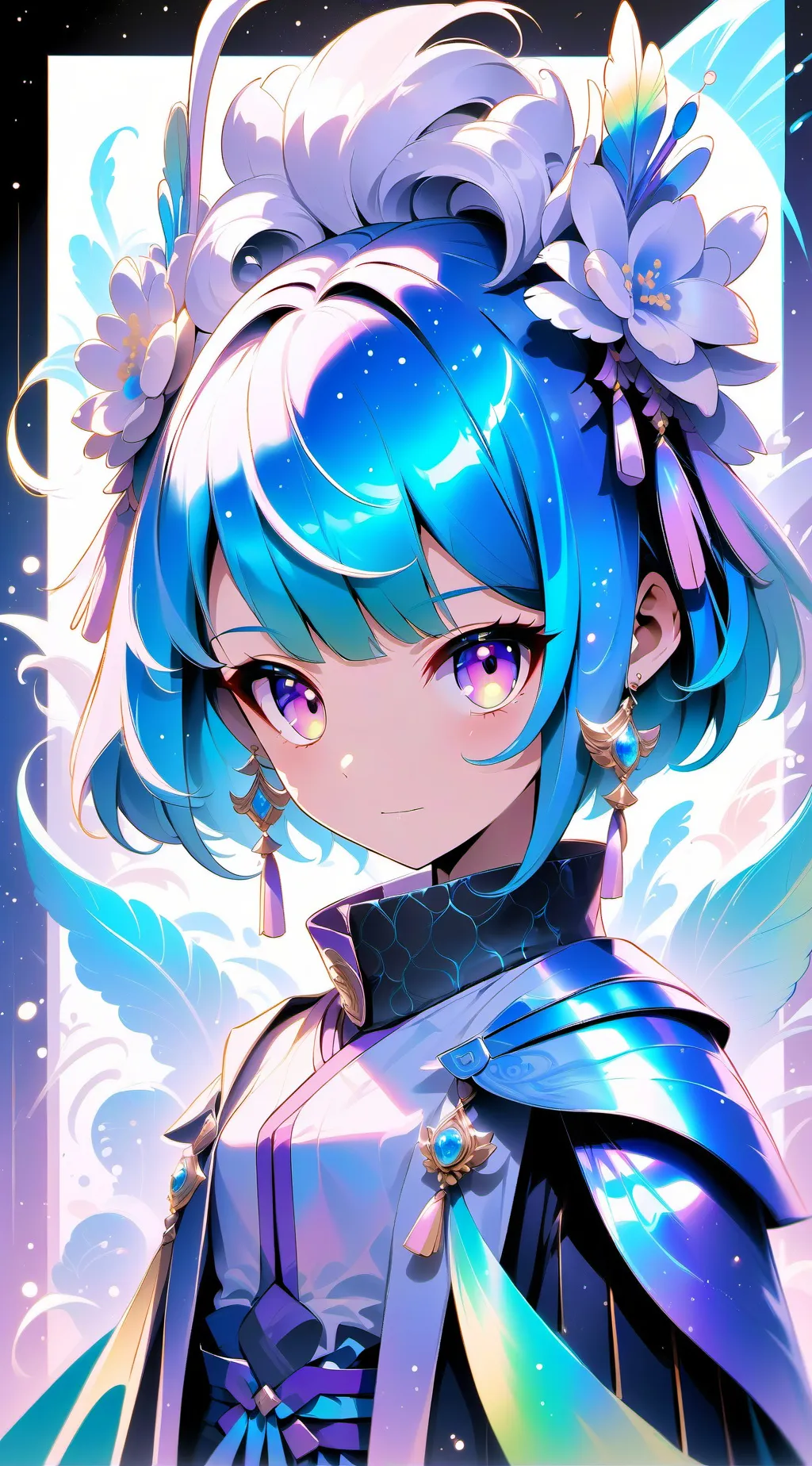 ai character: emoji girl background