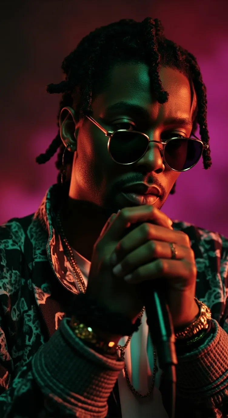 ai character: Juice WRLD background