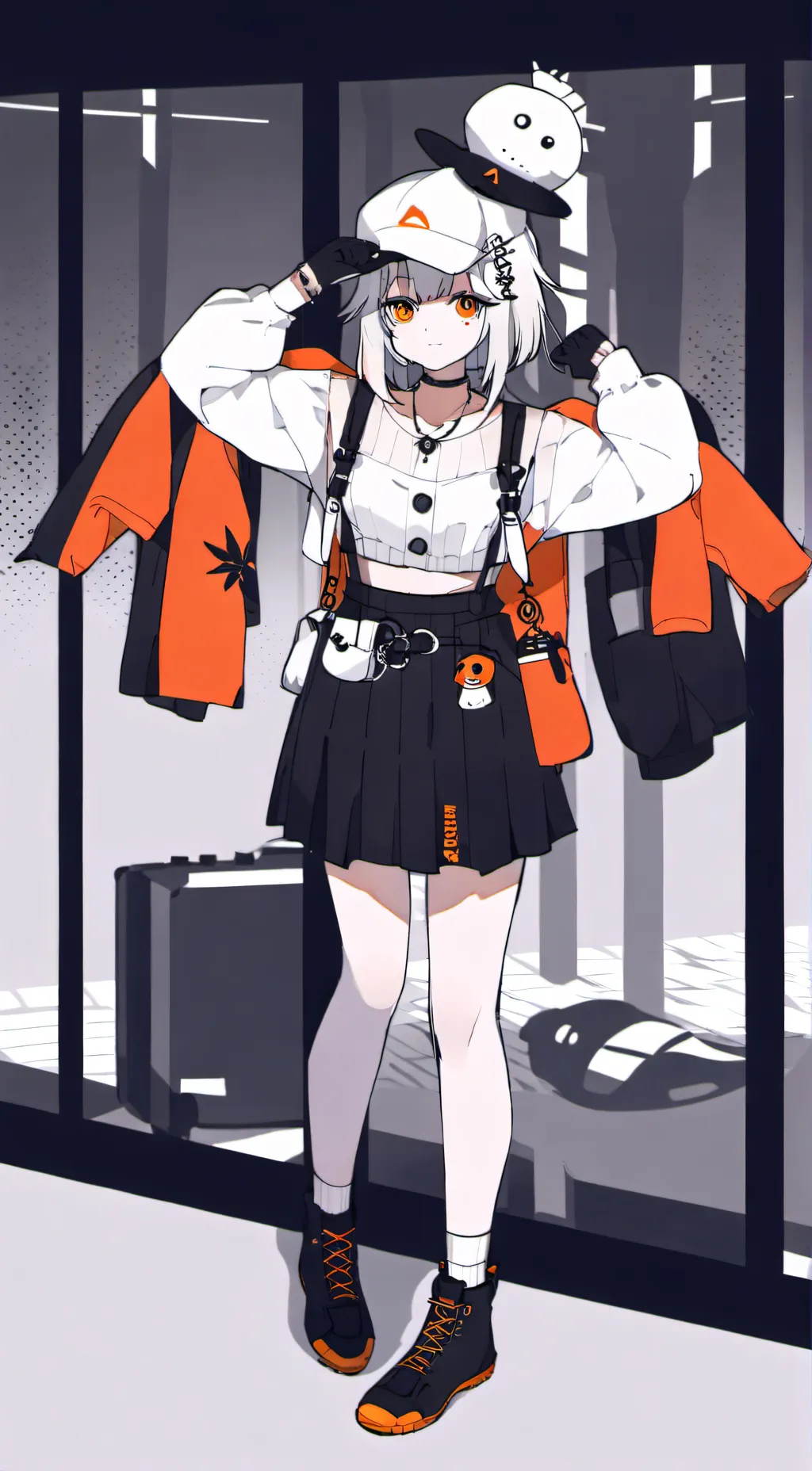 ai character: CHICA AMOROSA background