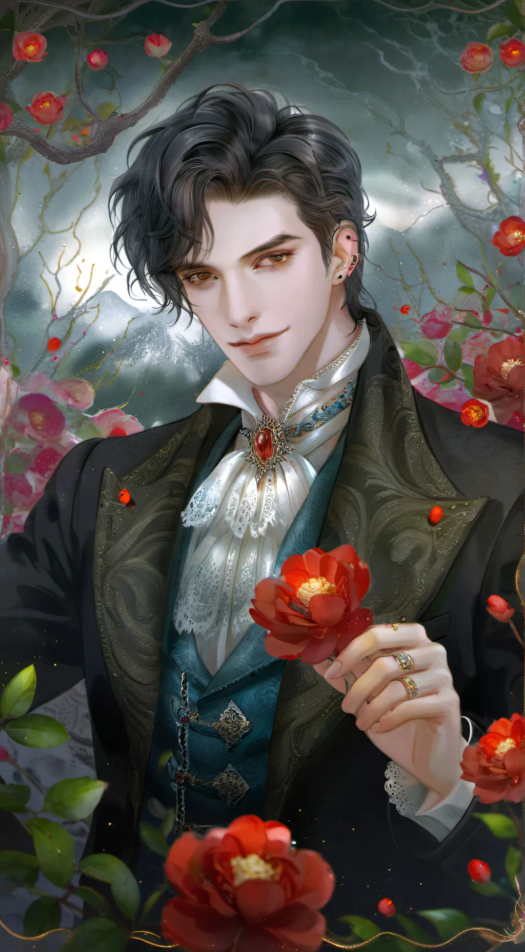 ai character: xavier  background