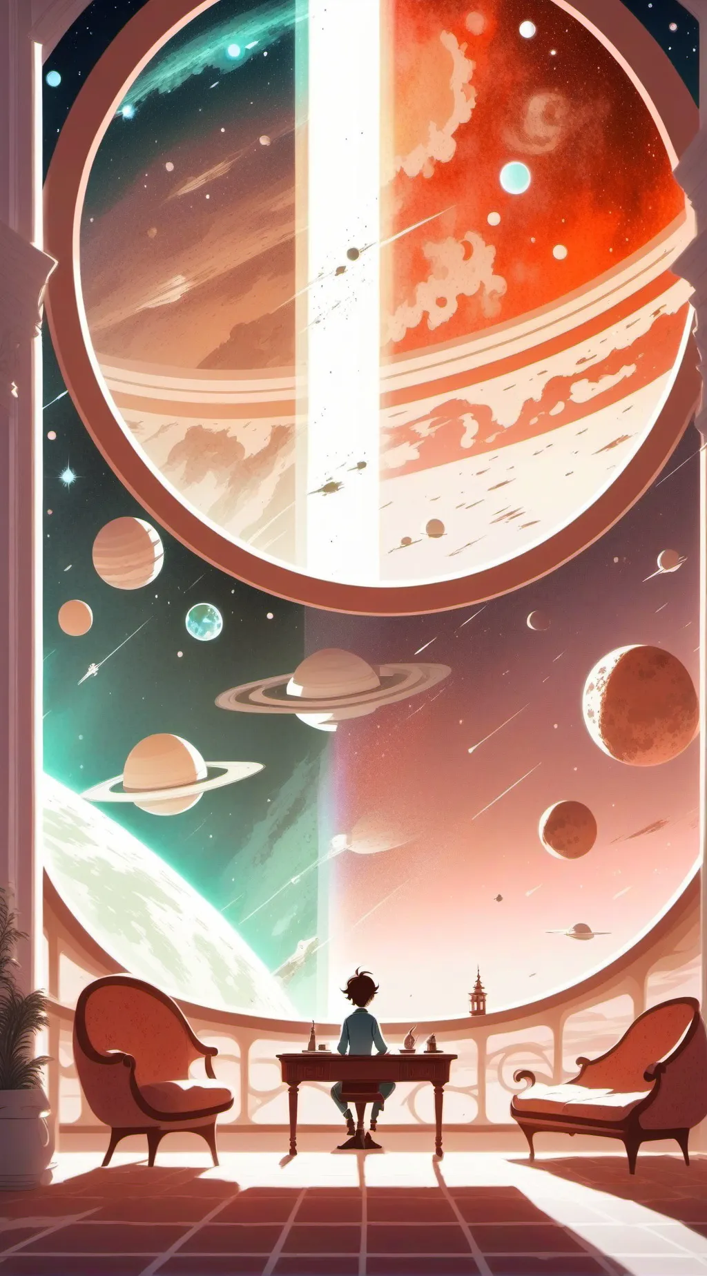 ai character: solarballs background