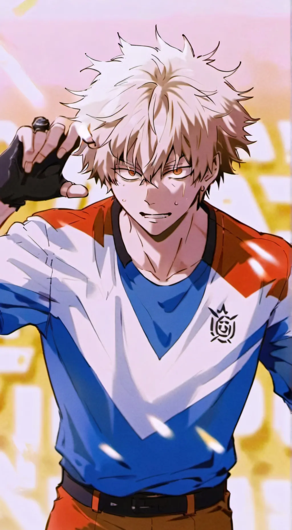 ai character: bakugo💫 background