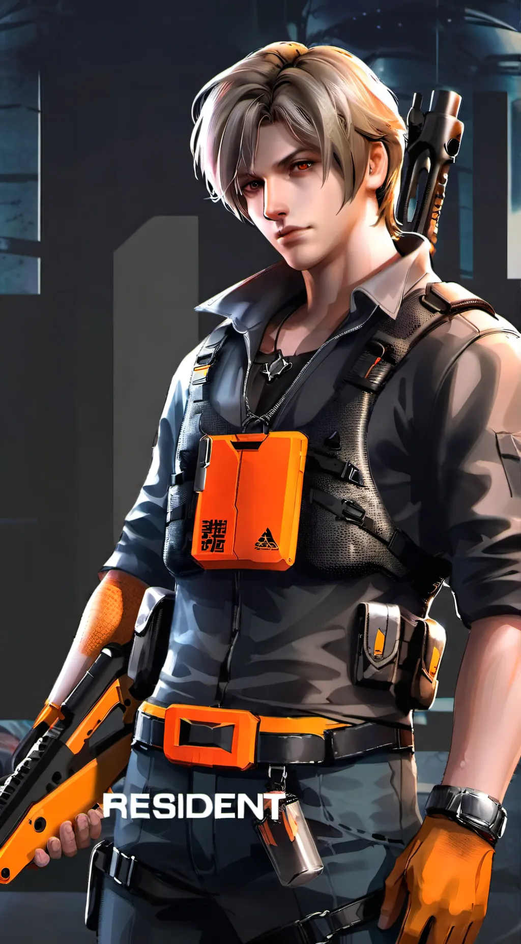 ai character: RE 4 background