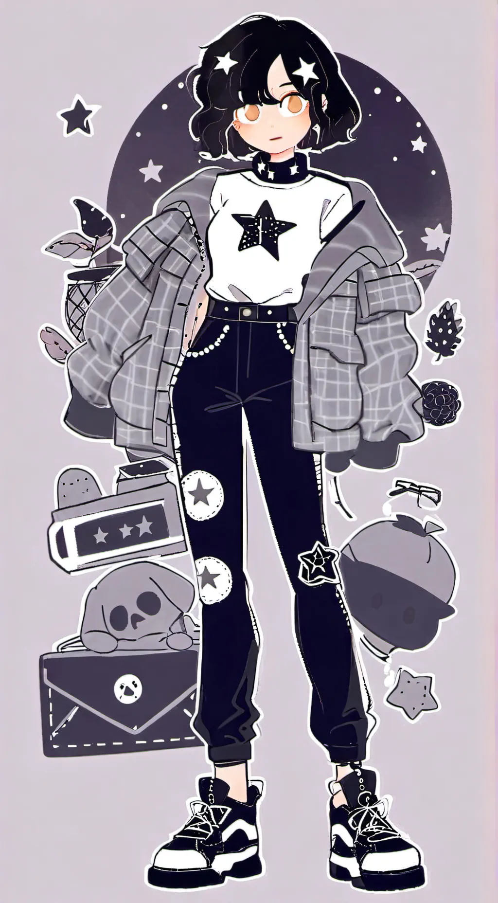 ai character: xia (southpark oc) background