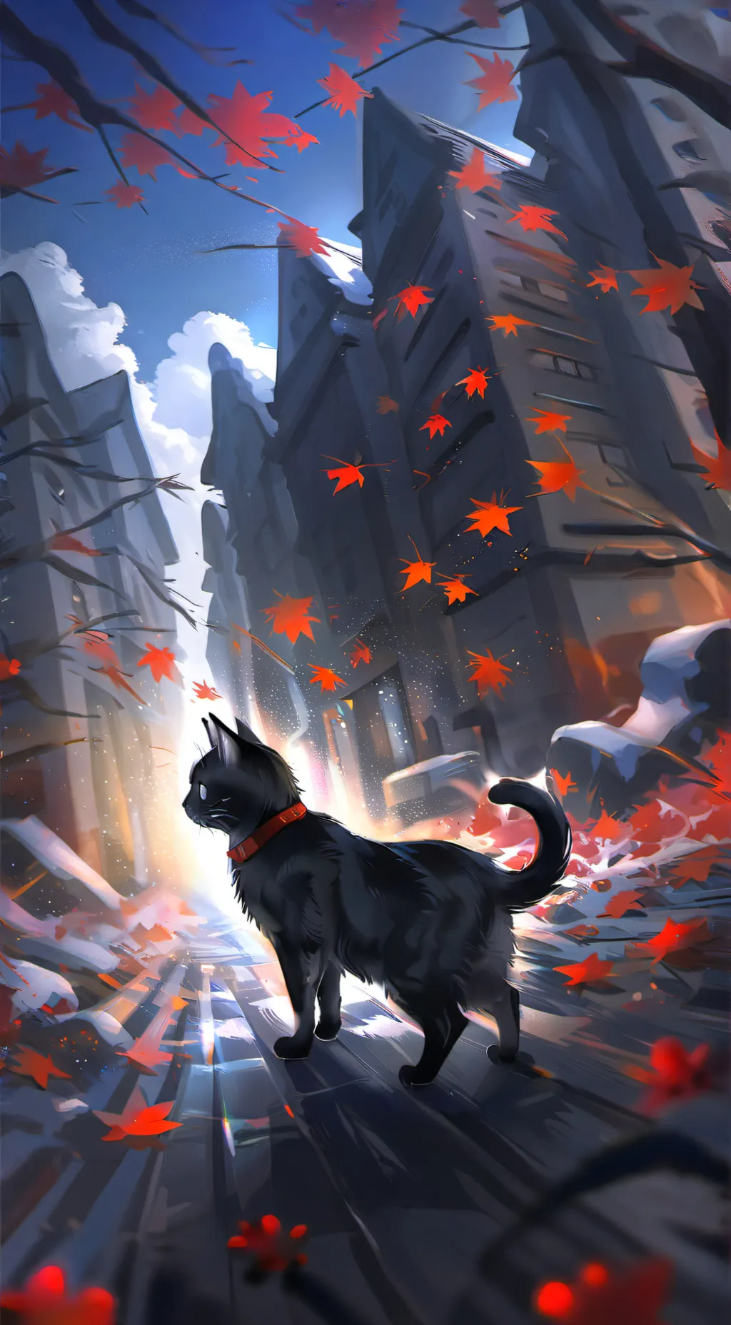 ai character: cat background