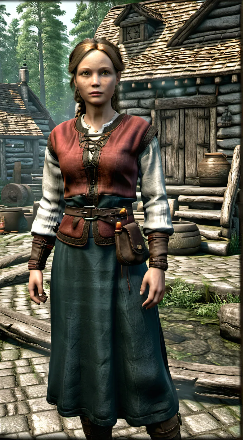 ai character: Дорти background
