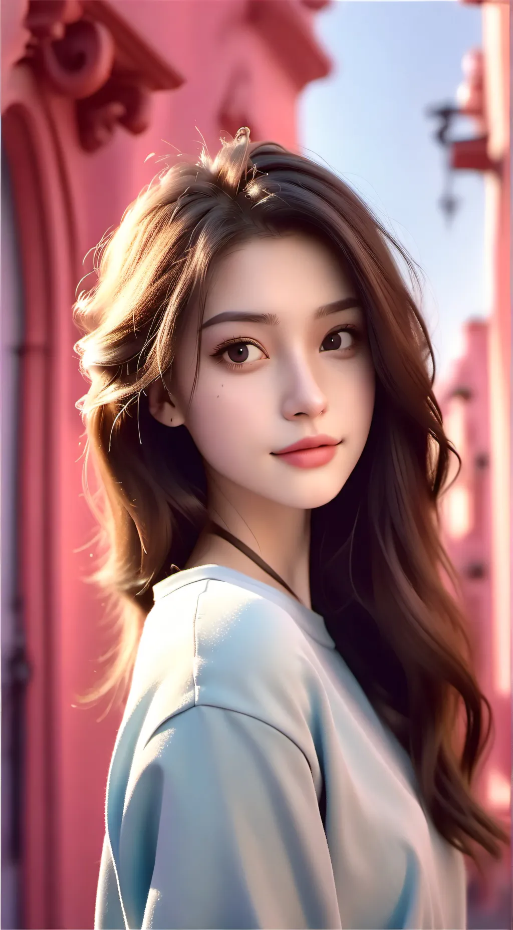 ai character: Милана background