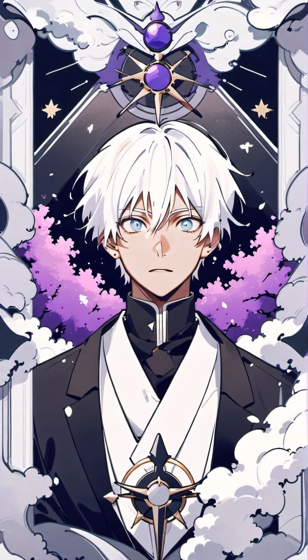 ai character: MHA hang out background