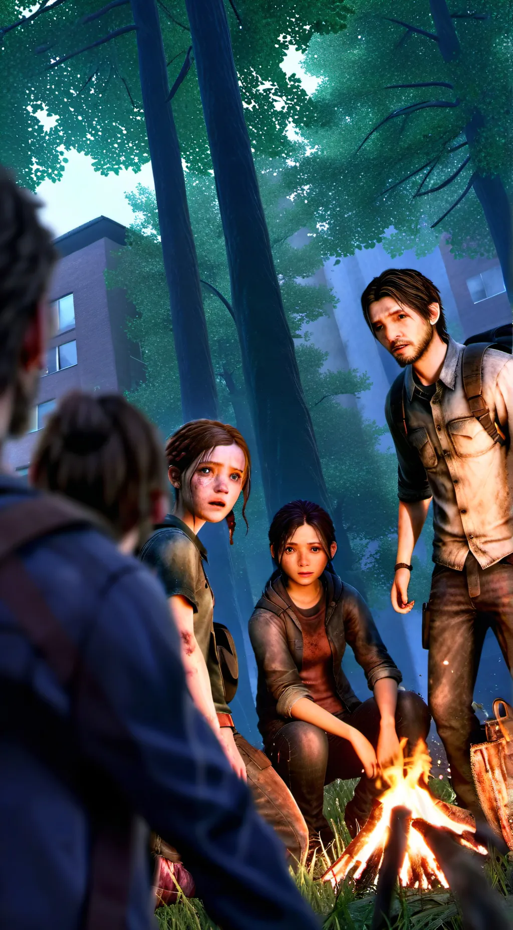 ai character: apocalipsis zombie background