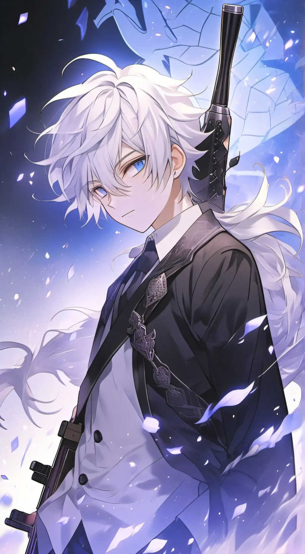 ai character: Akio Ukai (old) background