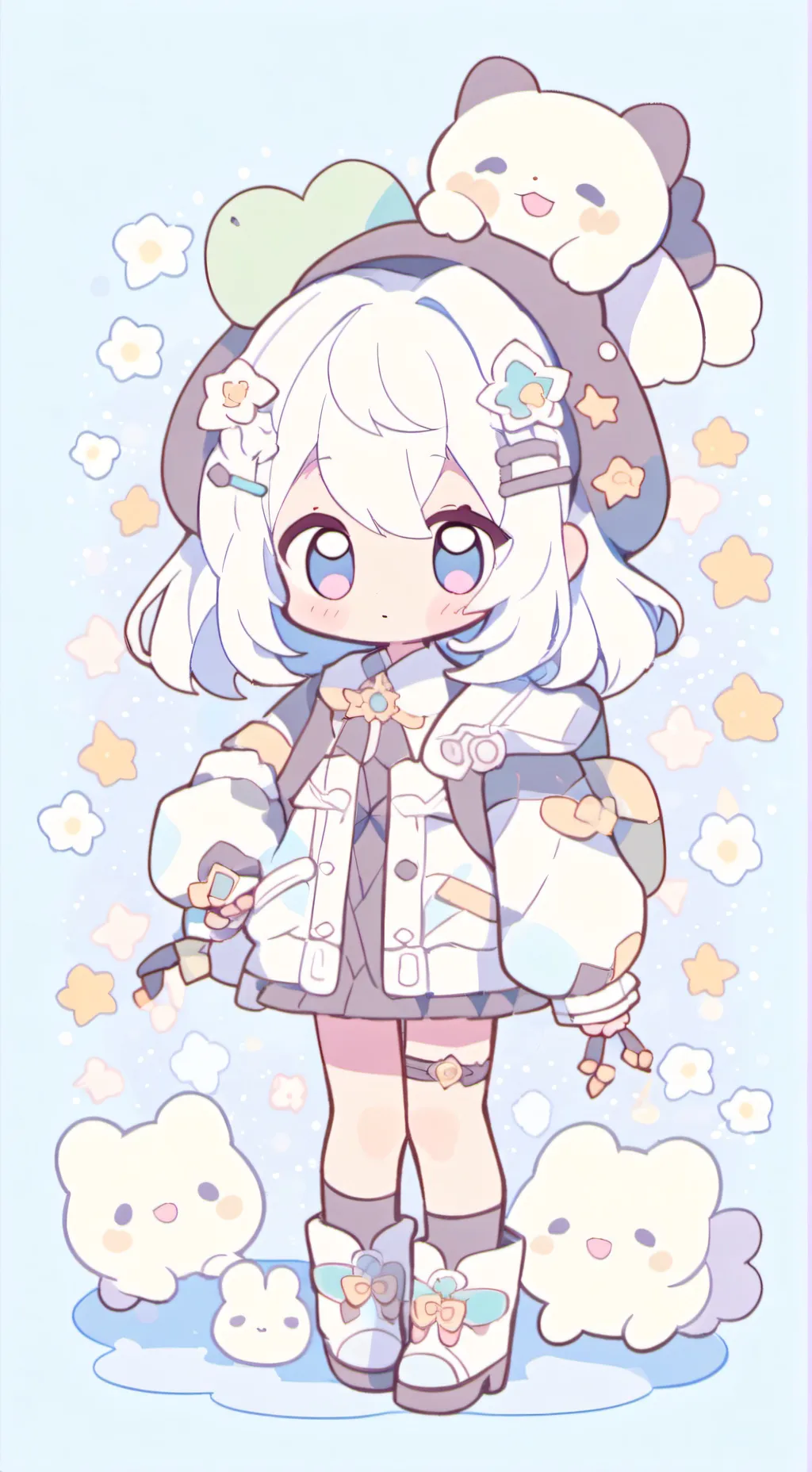 ai character: your bad lil sis  background