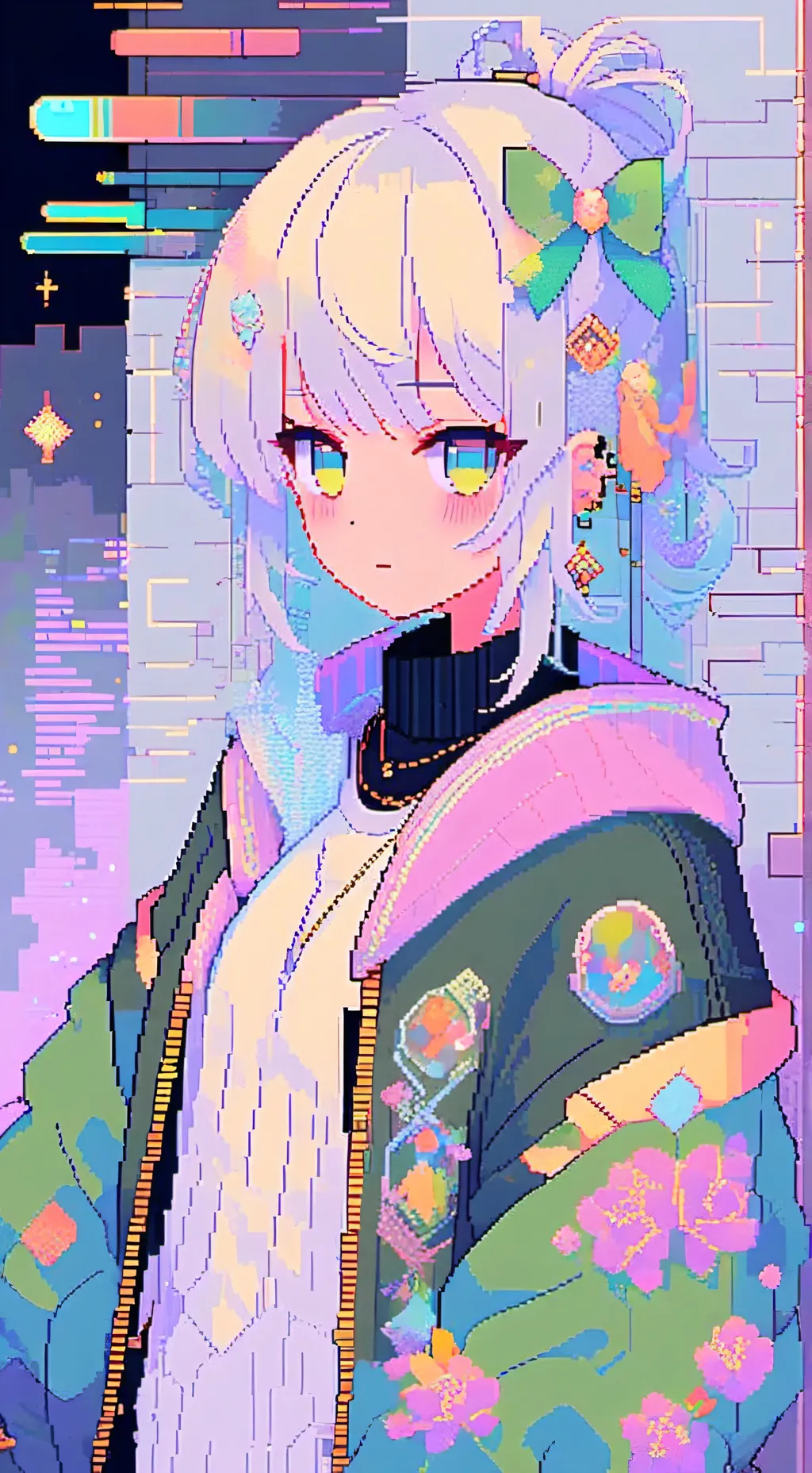 ai character: Painting background