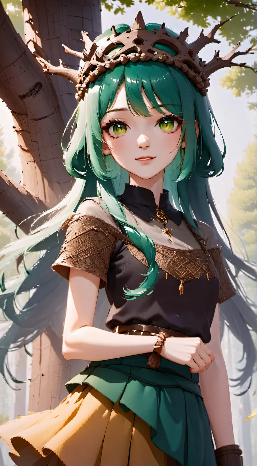 ai character: Terra background