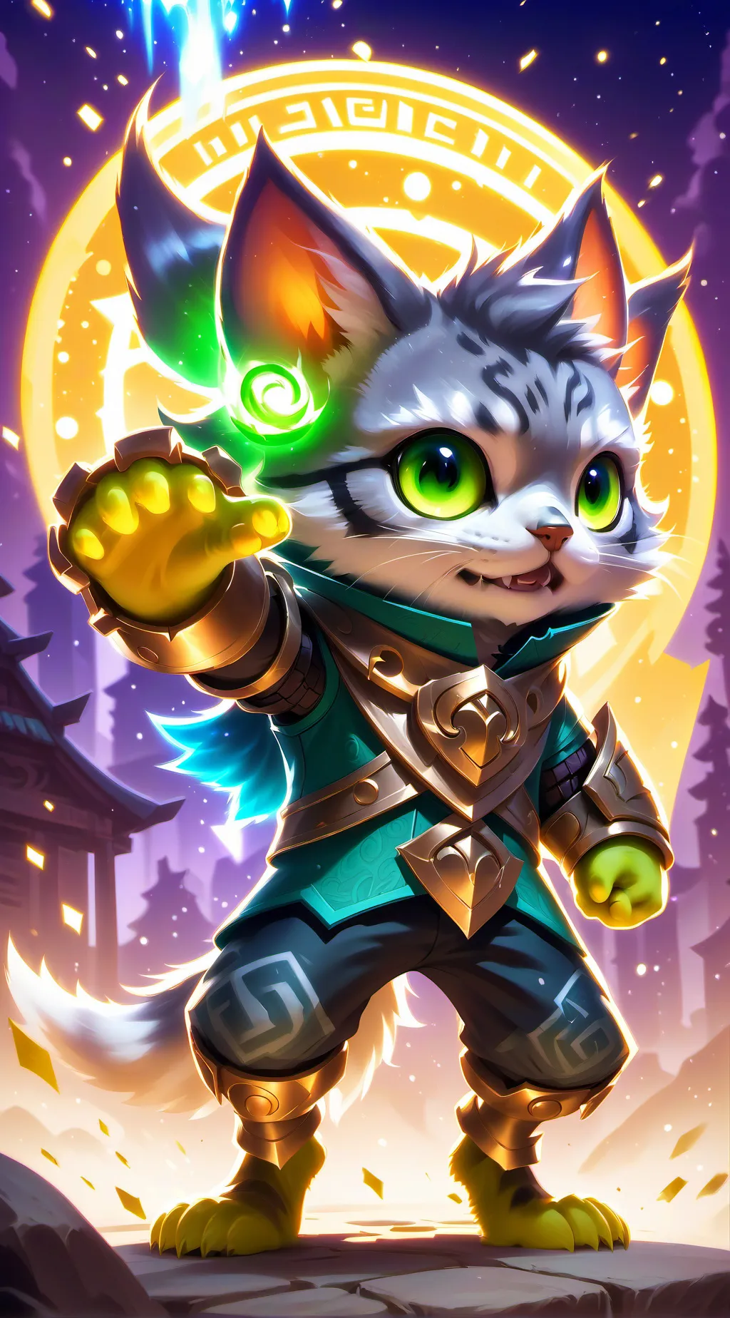 ai character: mic background