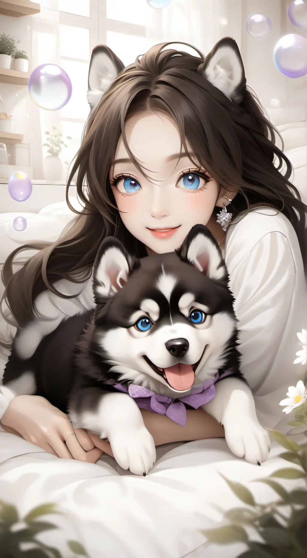 ai character: PurpleWing background