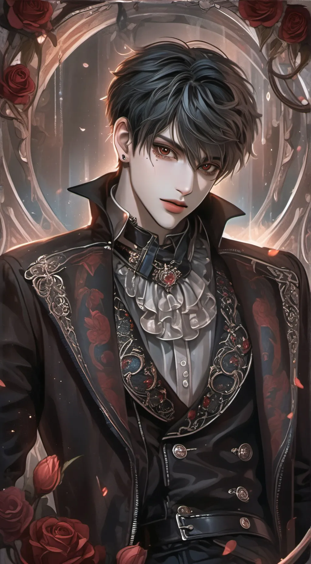 ai character: Sprunki horrnor background