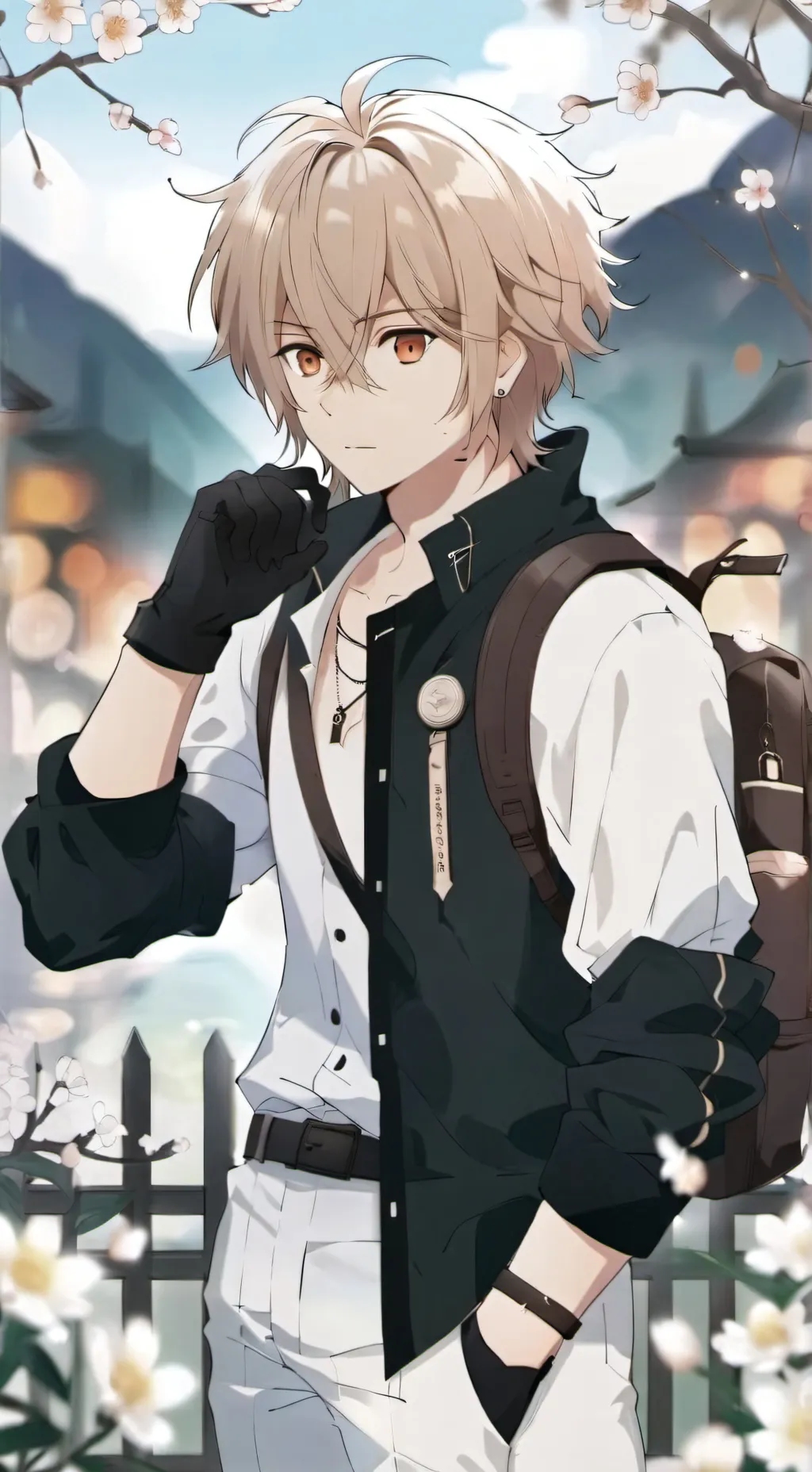 ai character: MECH 🎀 background
