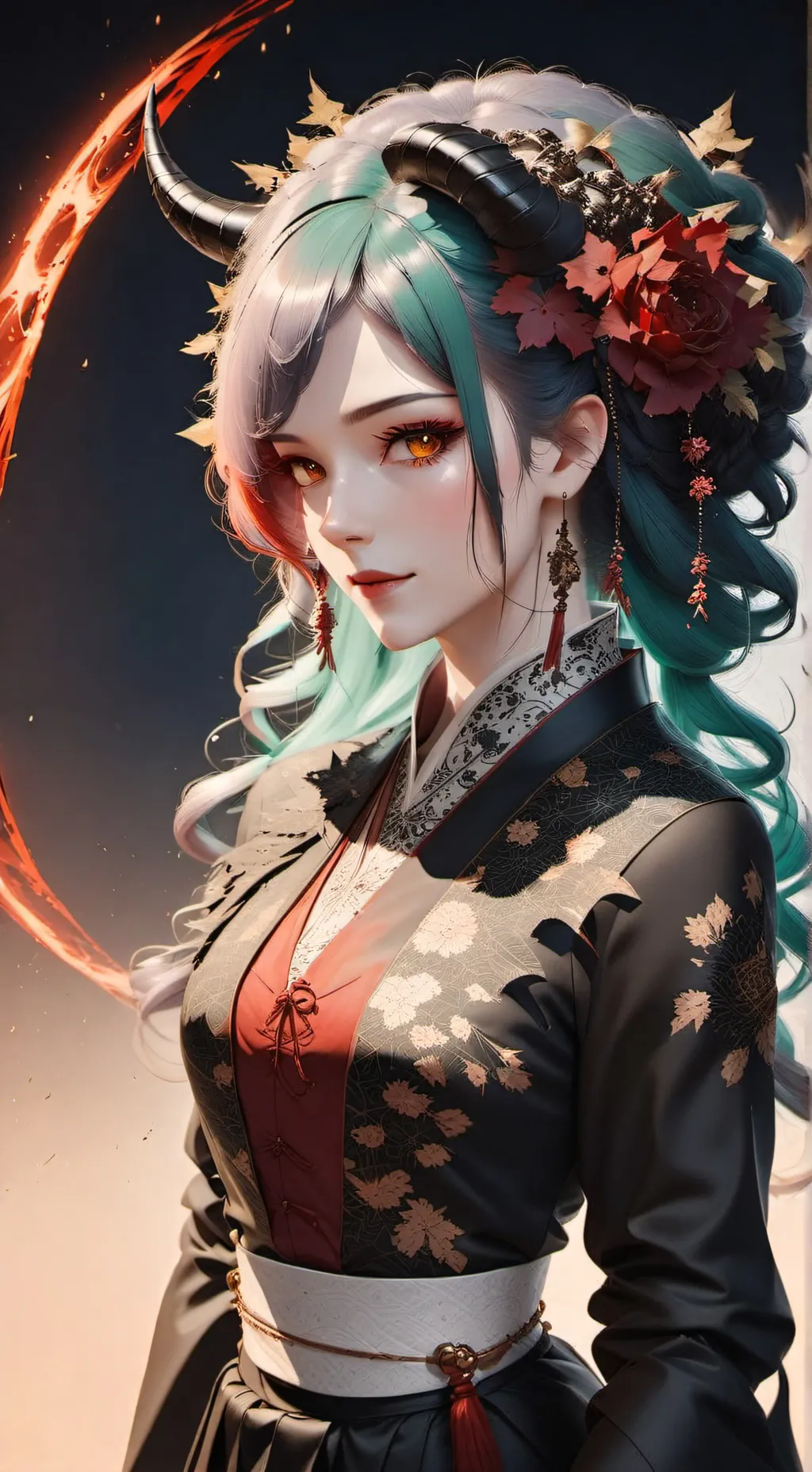 ai character: Kira Oniyama background