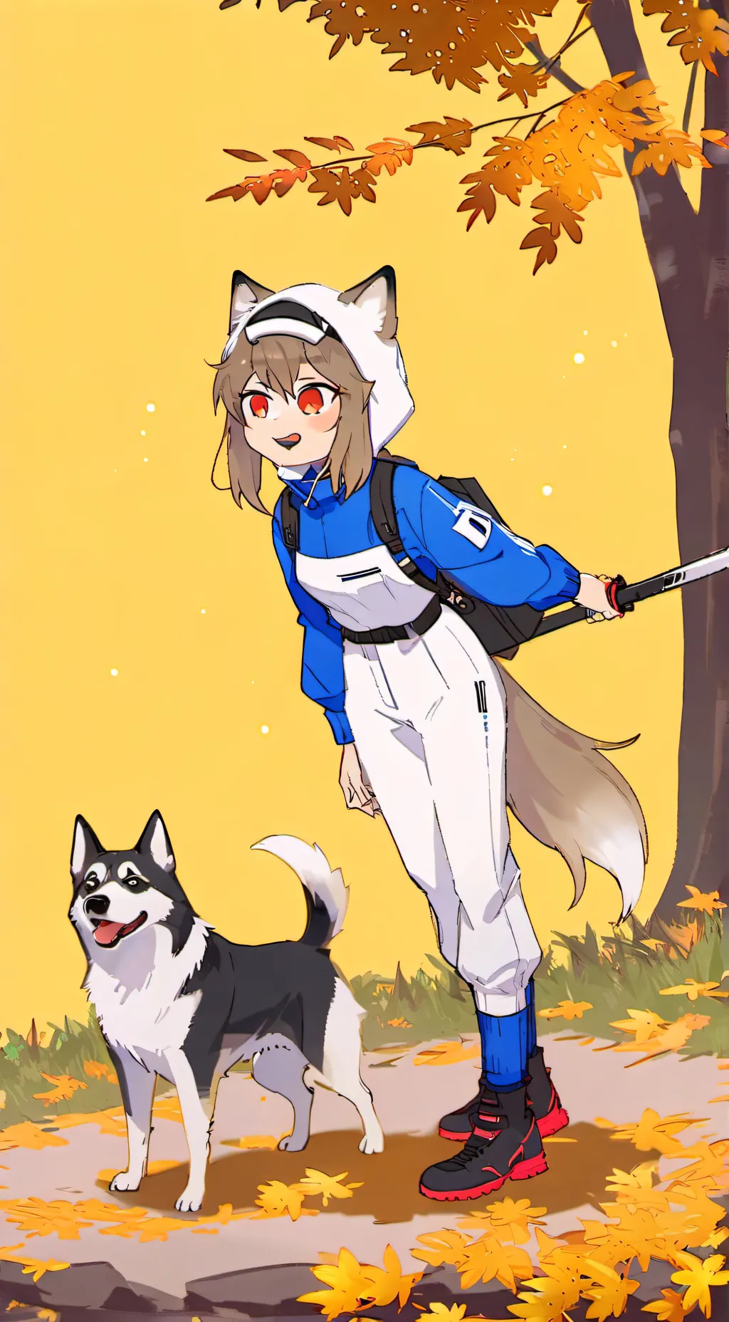 ai character: Roxy and chase background