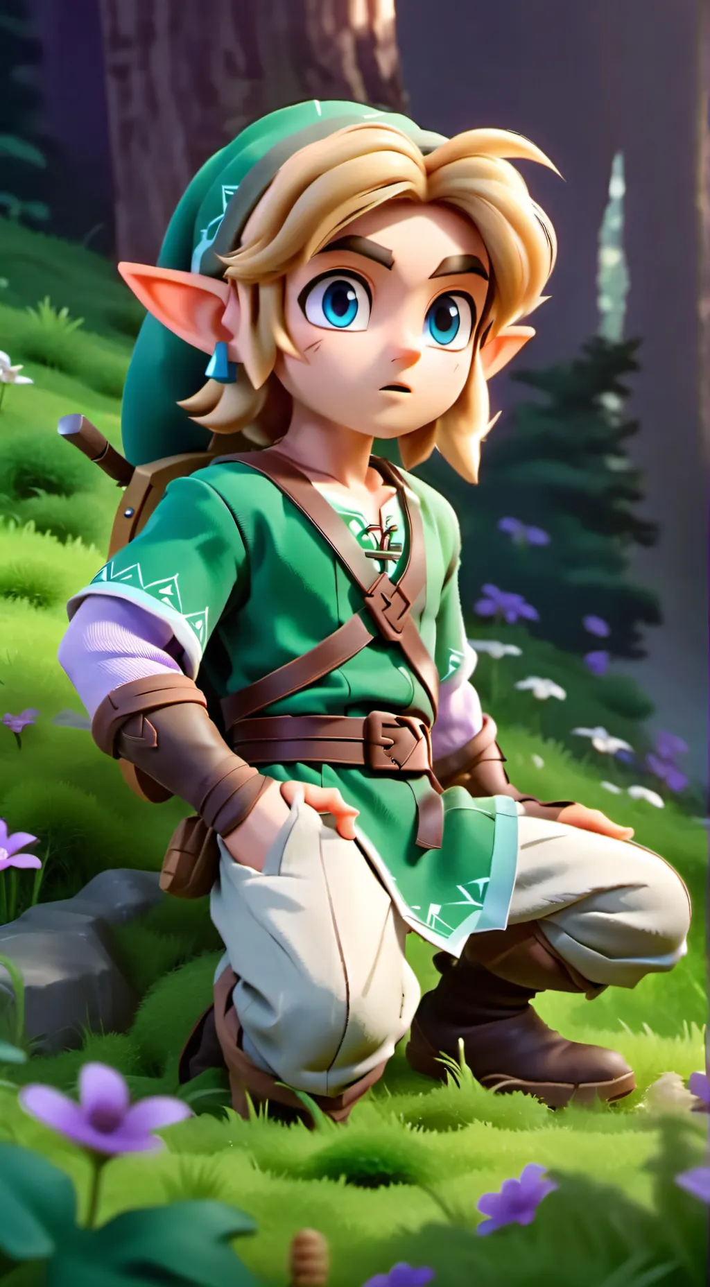 ai character: Link background