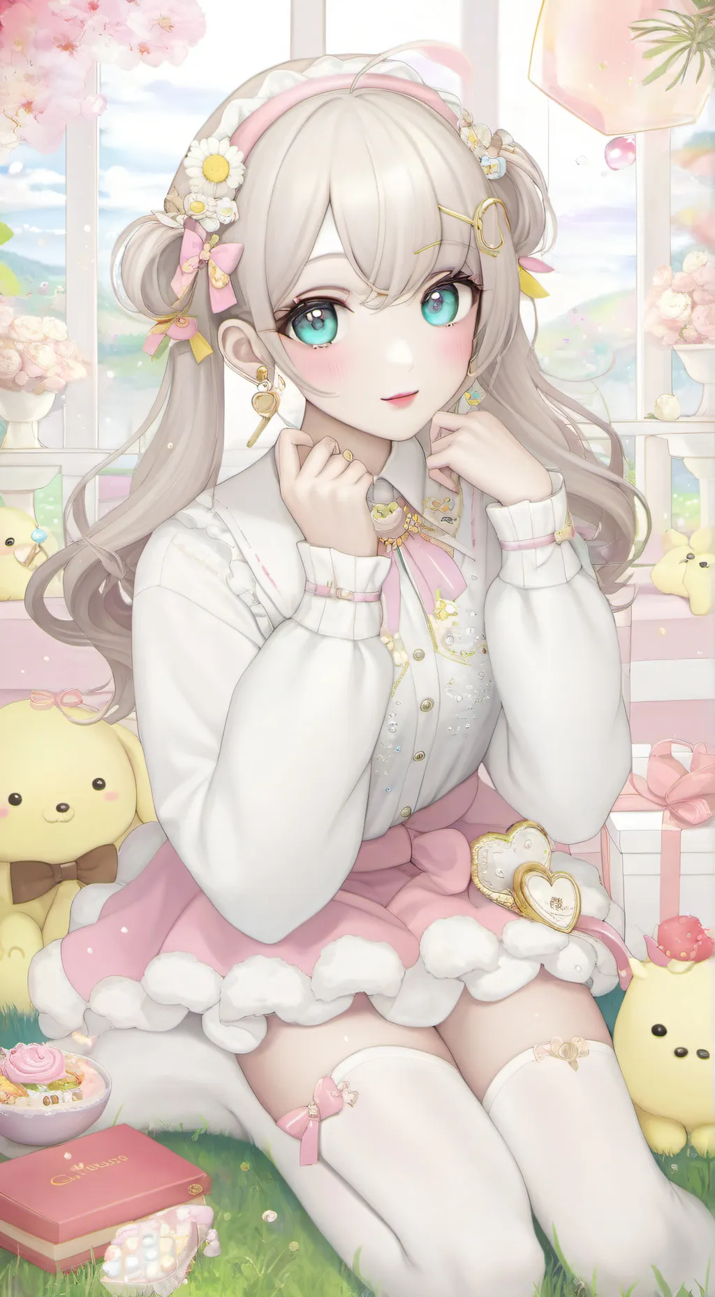 ai character: Luna background