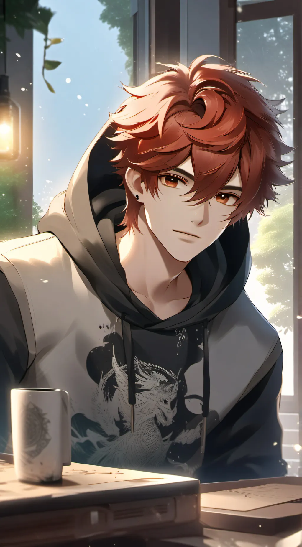 ai character: Trace background