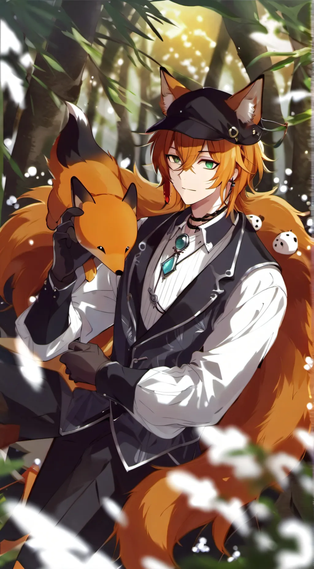 ai character: Moxie 🦊 background
