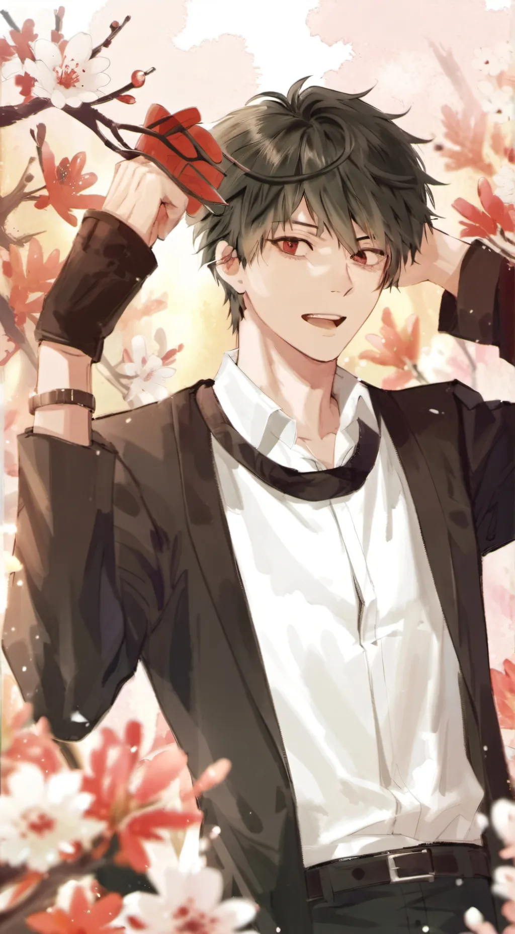 ai character: BakuDeku angst background