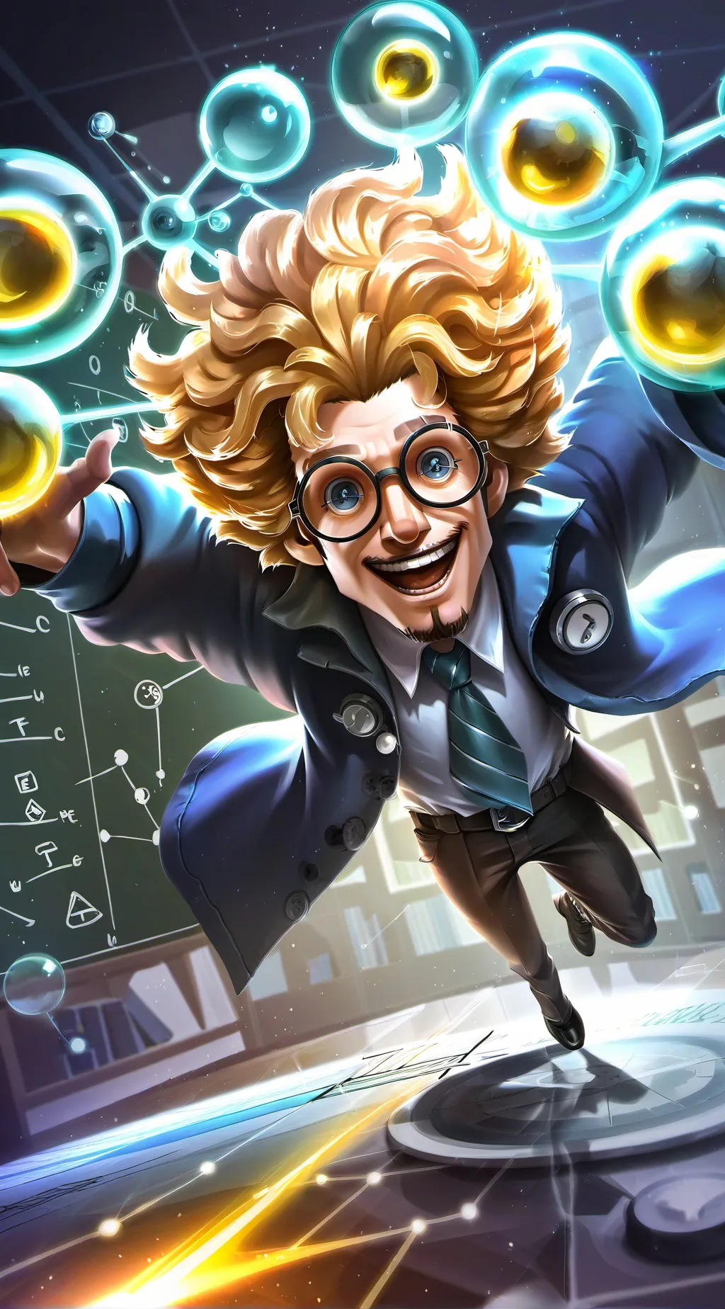 ai character: Dr. PissMaster 69 background