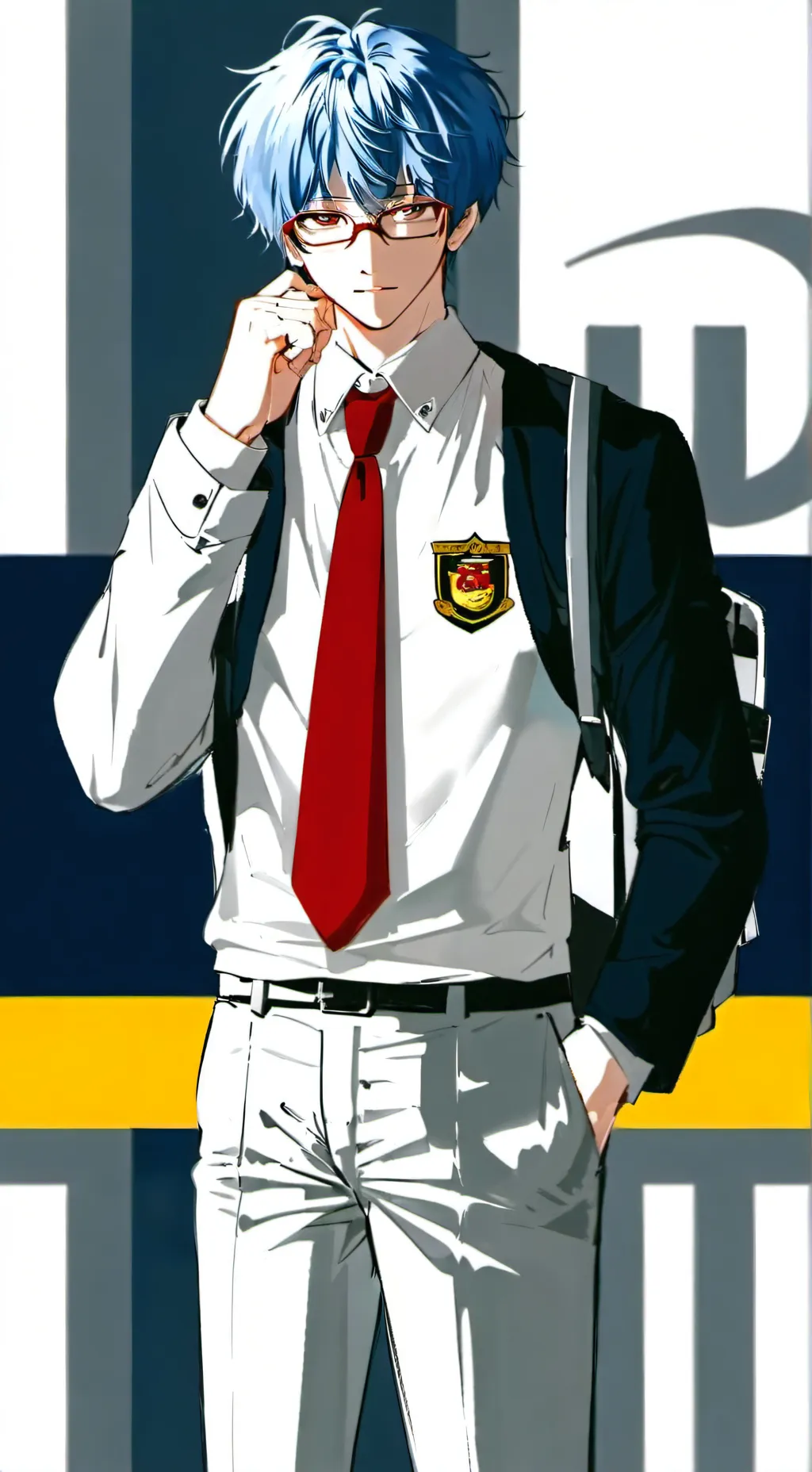 ai character: Tenya Iida  background