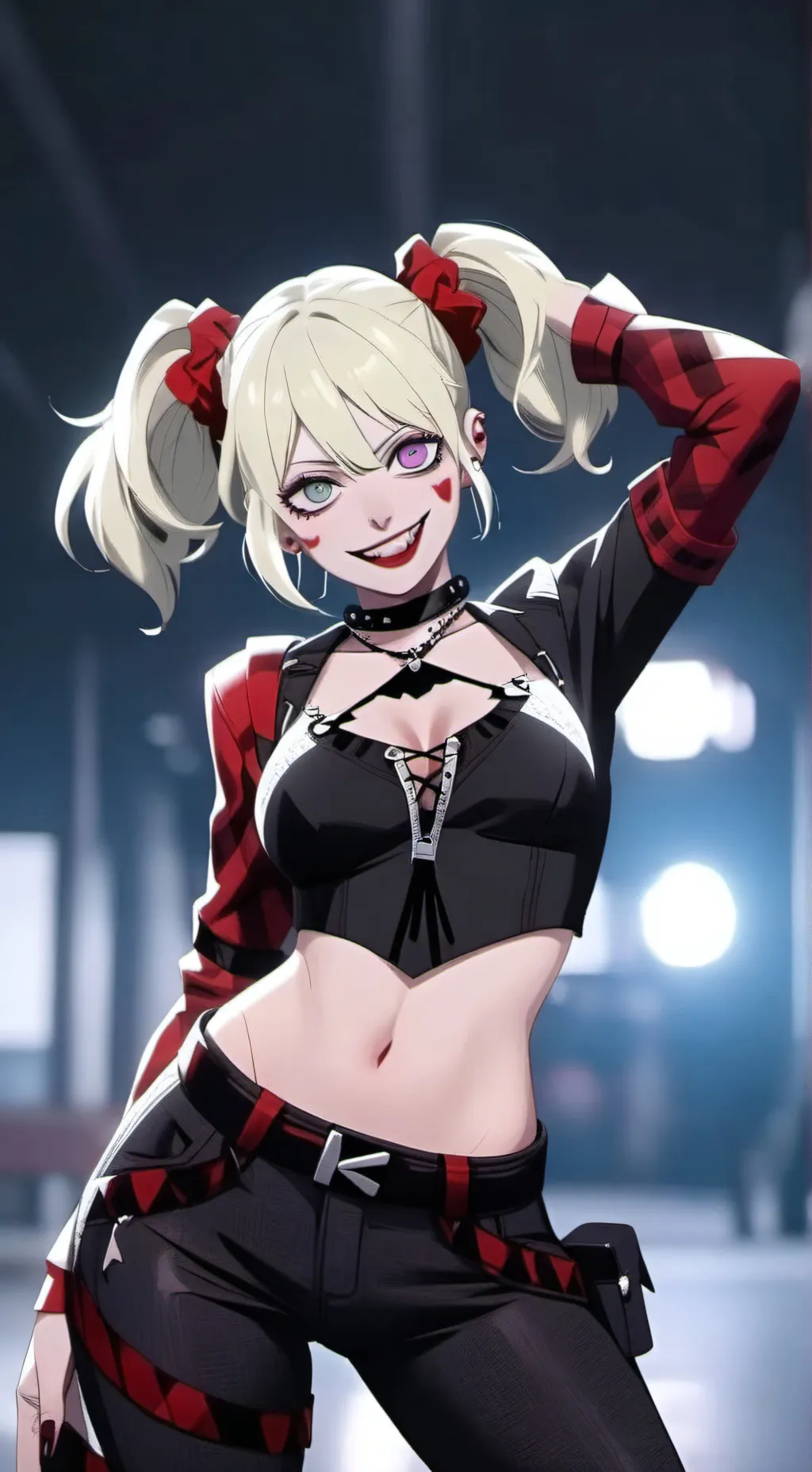 ai character: harley quin  background