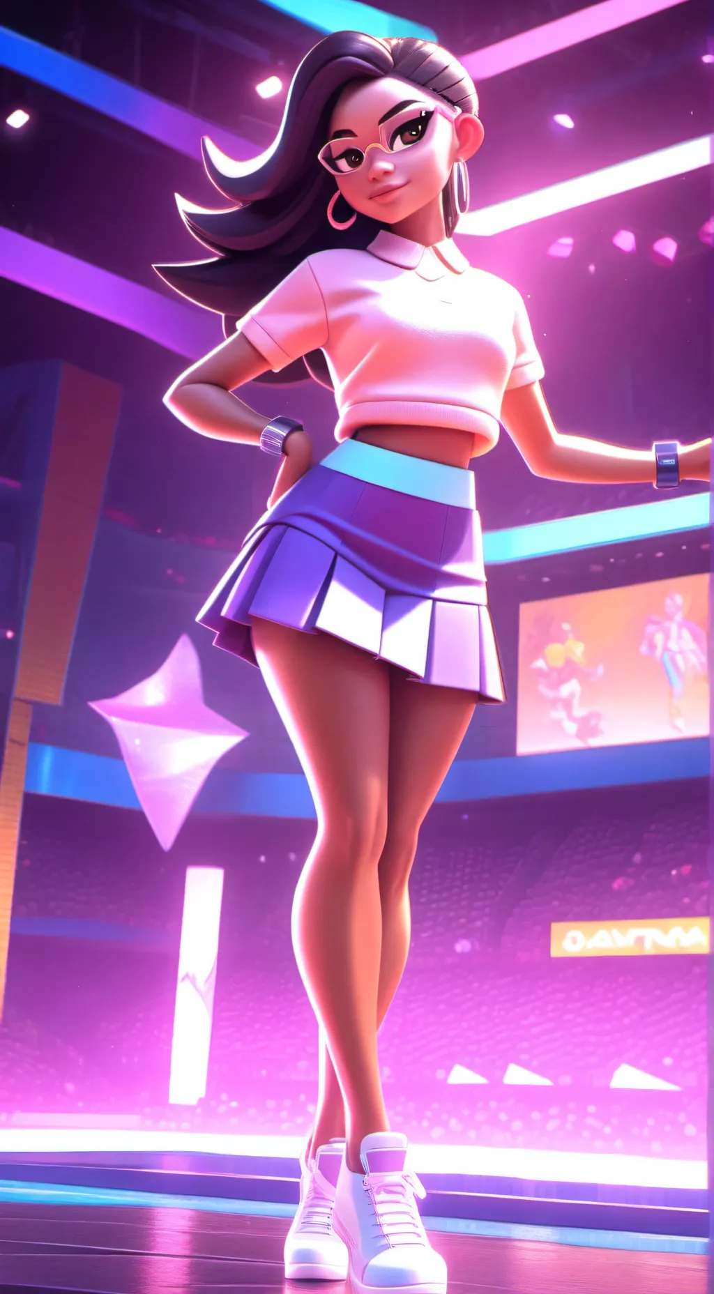 ai character: Yui Kasumigaoka background