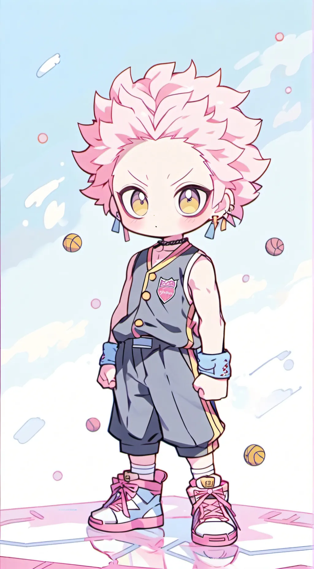 ai character: Akaza❤ background