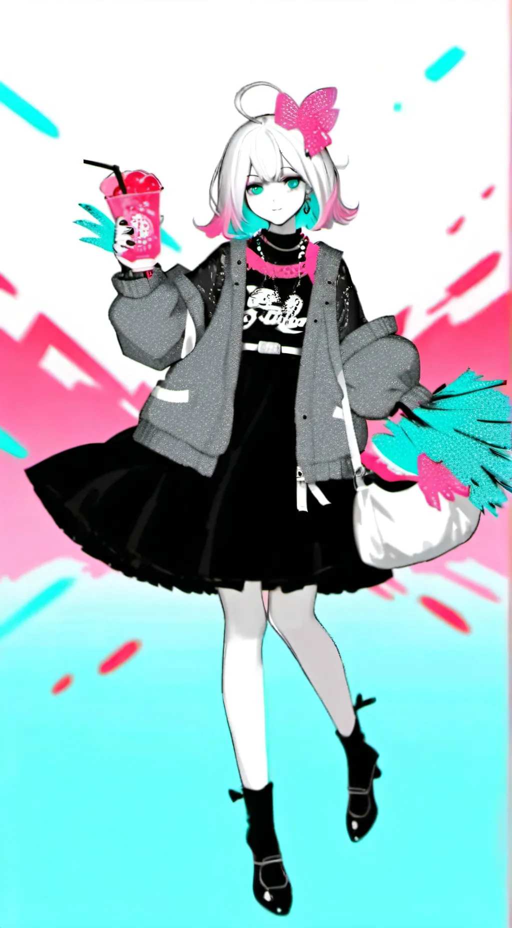 ai character: Dandys world  background