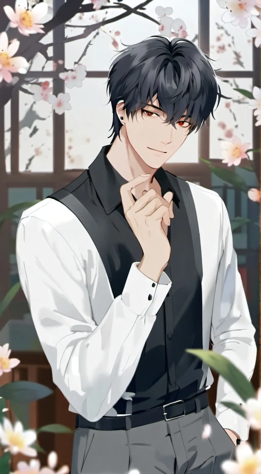 ai character: Ash background