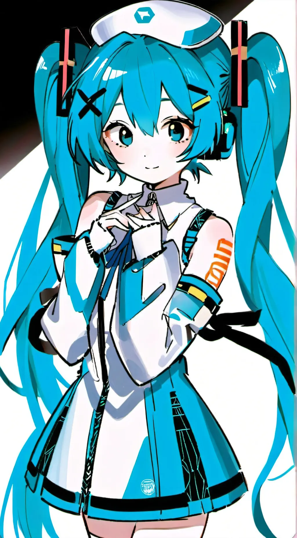 ai character: miku background