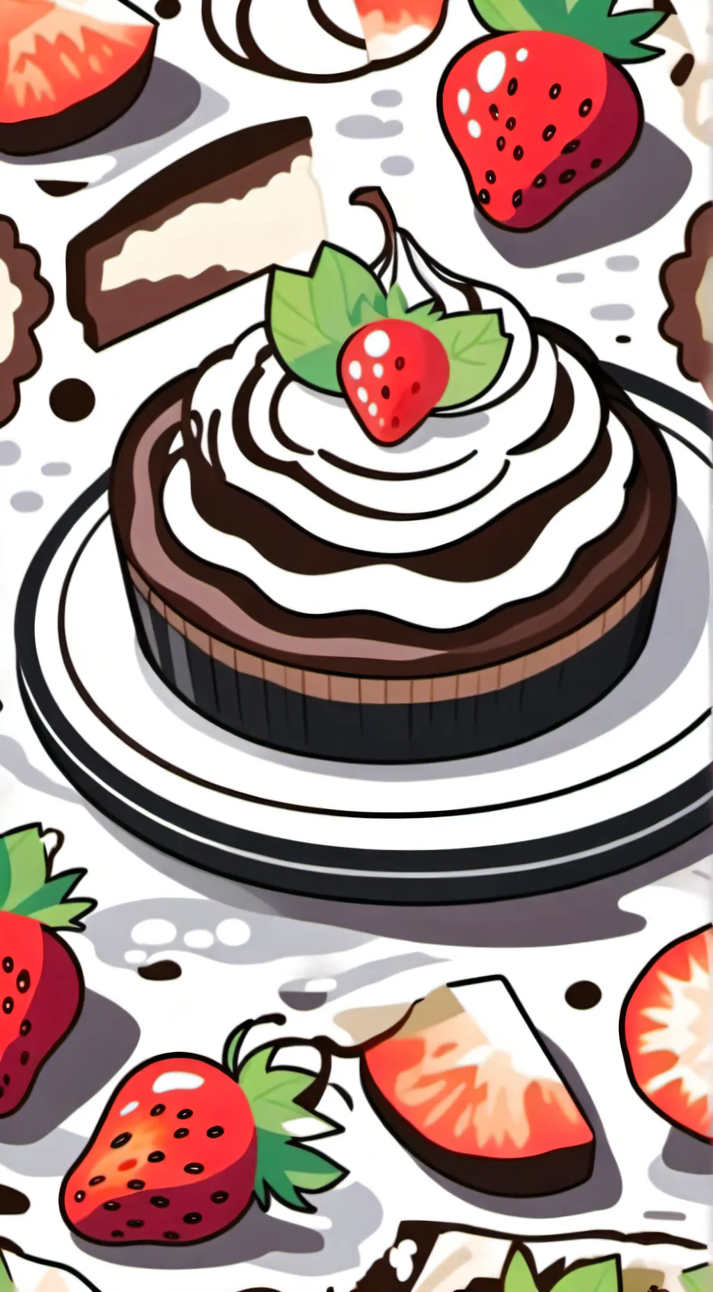 ai character: cosmo y sprout  background