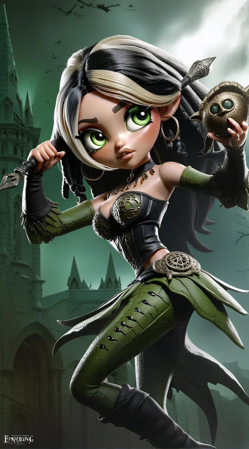 ai character: Athena  background