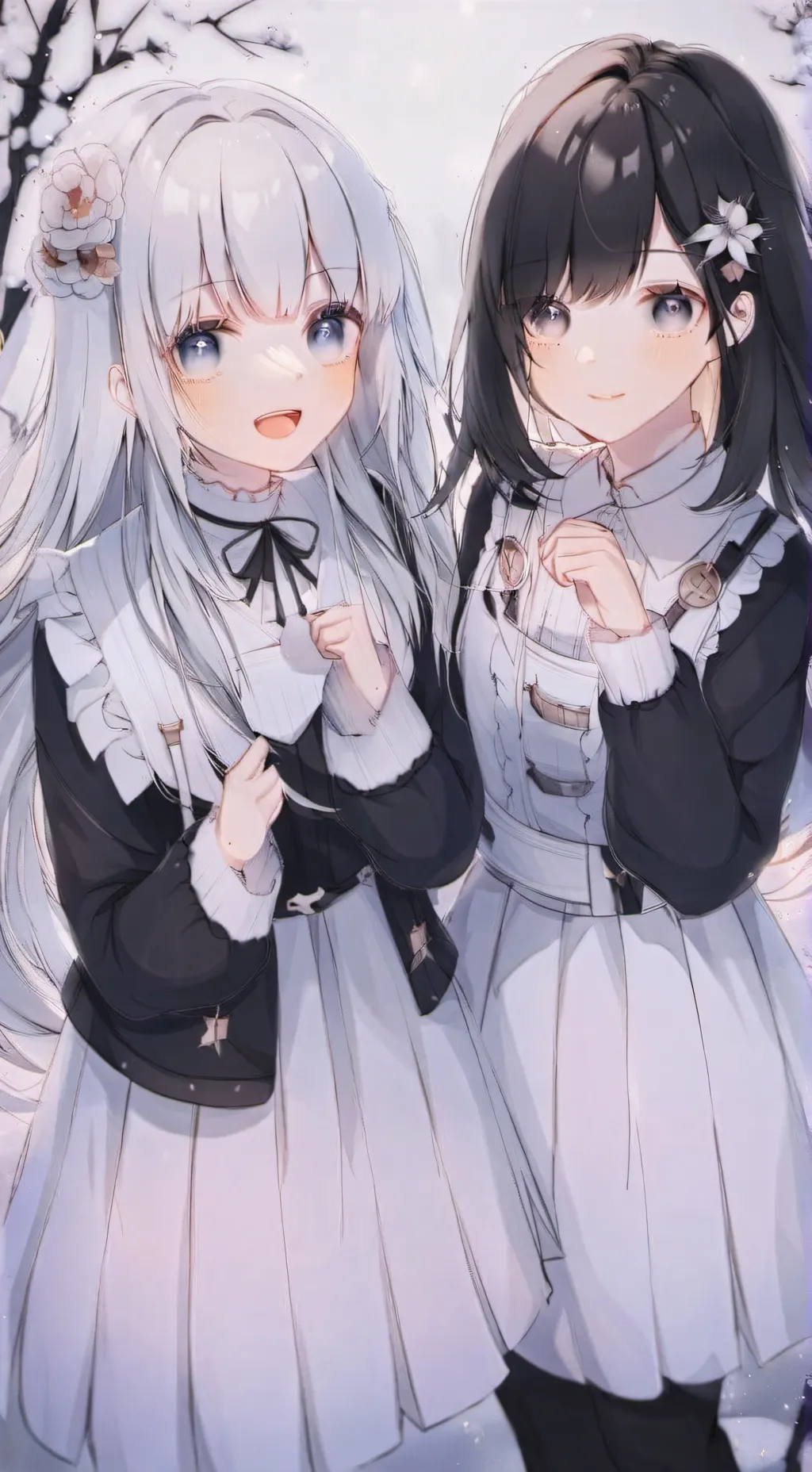 ai character: Hannah and Mannah background