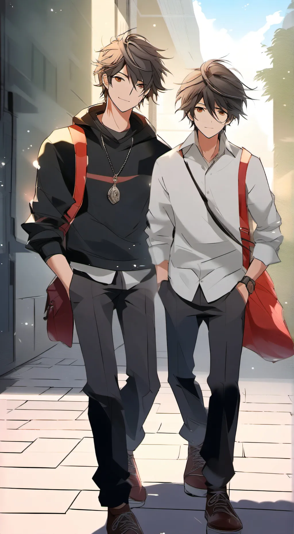 ai character: 🌺Kevin y Alex🌺 background