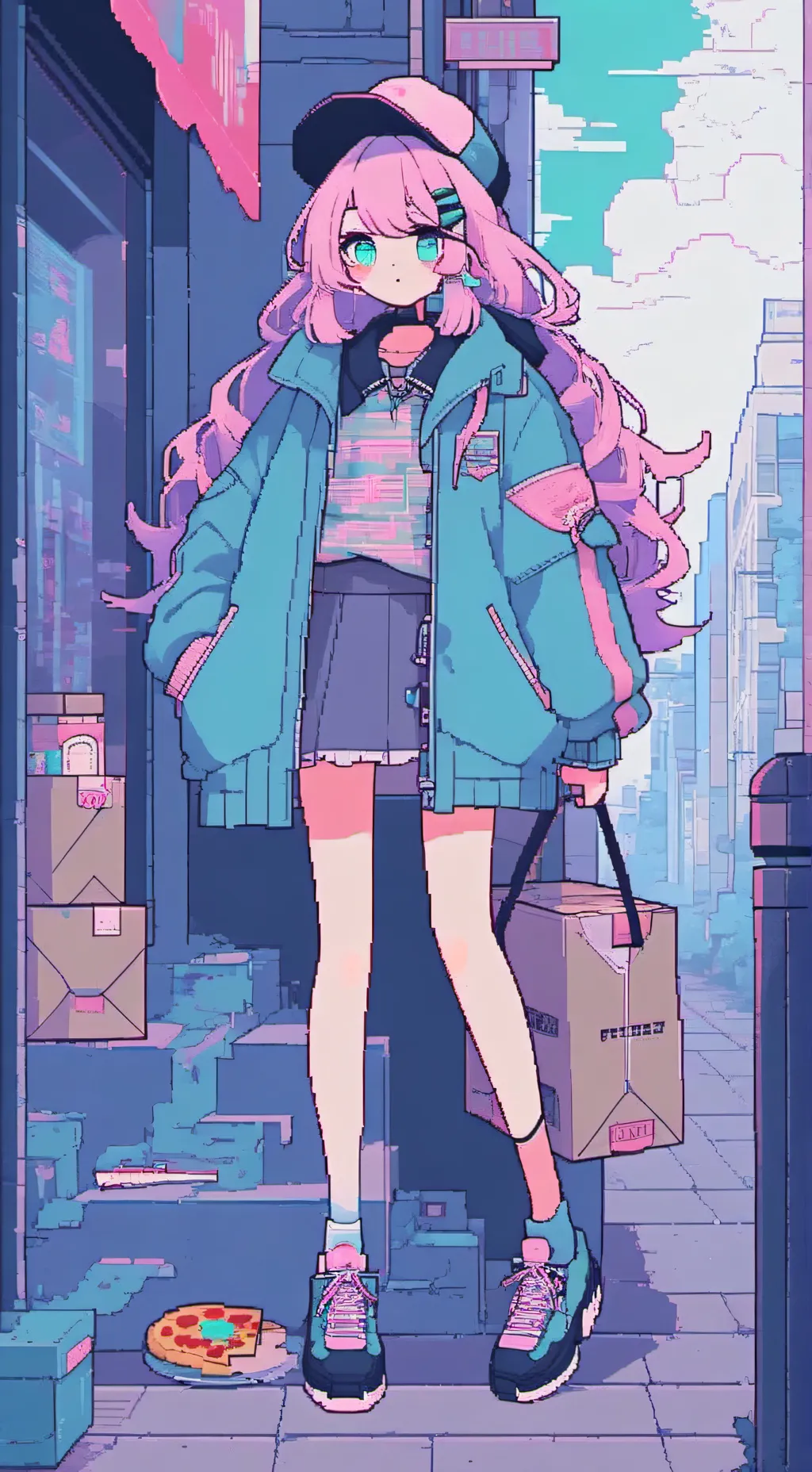 ai character: Claire Lora Tacher background