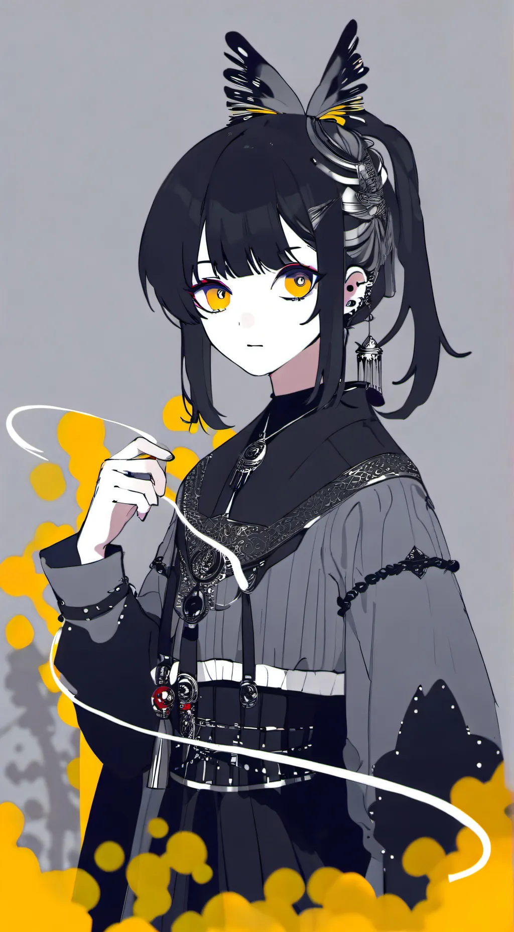 ai character: Bakugou's Gf background
