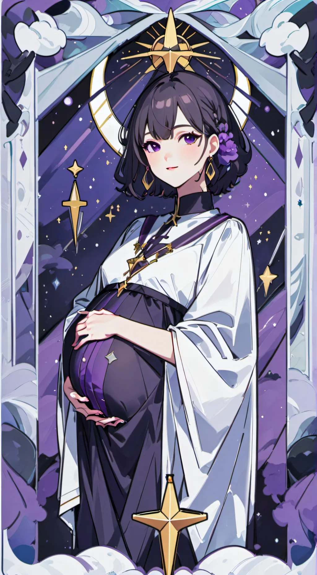 ai character: Your pregnant UA background