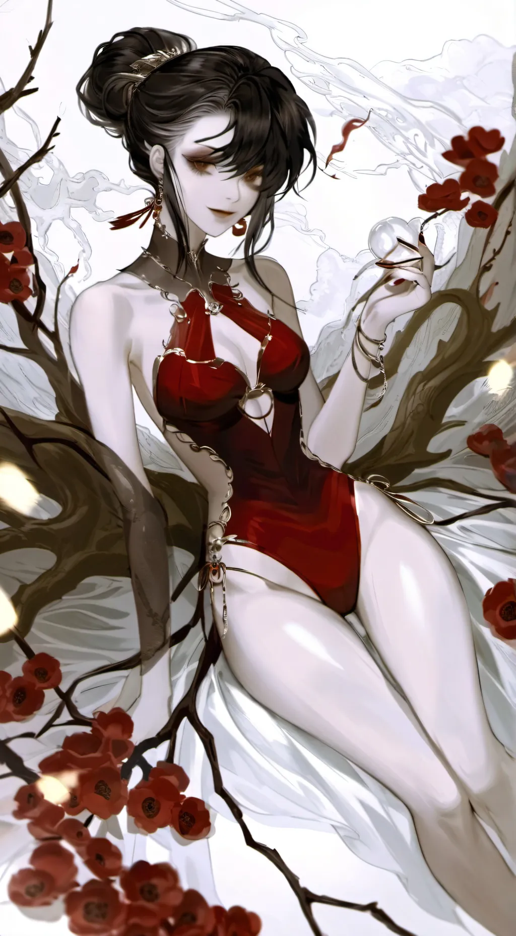 ai character: bikini in your roo background